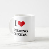 I Liebe-Schnellfahren-Karten Kaffeetasse (Vorderseite Links)