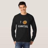I Liebe Schnitzel Schnitzel T-Shirt (Vorne ganz)
