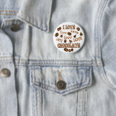 I Liebe-Schokolade Button (Beispiel)