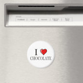 I Liebe Schokolade Magnet (In Situ (Geschirrspüler))