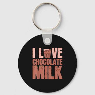 I Liebe Schokolade Milchessen Lover Quotes Grab Schlüsselanhänger