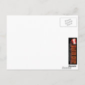 I Liebe Schokolade Postkarte (Rückseite)
