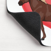 I Liebe Schokolade Rocky Mountain Pferd Mousepad (Ecke)