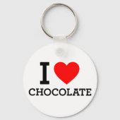 I Liebe Schokolade Schlüsselanhänger (Vorderseite)