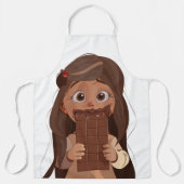 I Liebe Schokolade Schürze (Vorderseite)