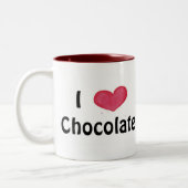 I Liebe Schokolade Tasse (Links)