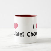 I Liebe Schokolade Tasse (Mittel)