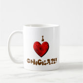 I Liebe-Schokolade! Tasse (Links)