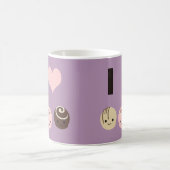 I Liebe Schokolade Trüffeln Kaffeetasse (Mittel)