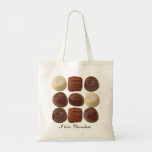 I Liebe-Schokoladen-Tasche Tragetasche