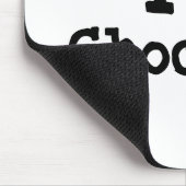 I Liebe Schokoladenherz T - Shirt Mousepad (Ecke)