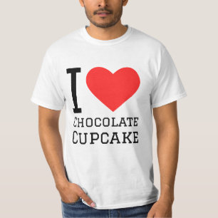 I Liebe Schokoladenkuchen T-Shirt