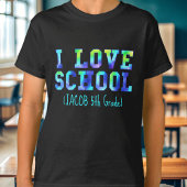 I Liebe School Boys Name 5. Klasse T - Shirt
