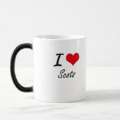 I Liebe-Schotten Verwandlungstasse (Links)