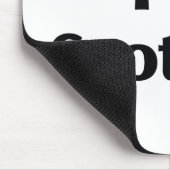 I Liebe Schottische Flagge Mousepad (Ecke)