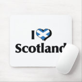 I Liebe Schottische Flagge Mousepad (Mit Mouse)