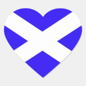 I Liebe Schottische Salzaufkleber Herz-Aufkleber (Vorderseite)