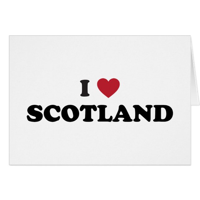 I Liebe Schottland (Vorderseite (Horizontal))