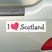 I Liebe Schottland Autoaufkleber (Auf Auto)