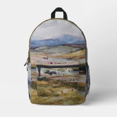 I Liebe Schottland Bedruckter Rucksack (Vorderseite)