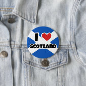 I Liebe Schottland Button (Beispiel)