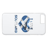 I Liebe Schottland Herzenflagge Case-Mate iPhone Hülle (Rückseite (Horizontal))