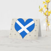 I Liebe Schottland Karte (Gelbe Blume)