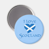 I Liebe Schottland Kühlschrankmagnet (Vorderseite/Rückseite)