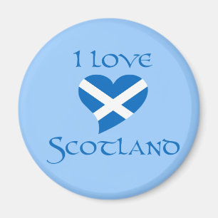 I Liebe-Schottland-Kühlschrankmagnet Magnet