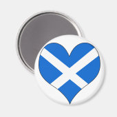 I Liebe Schottland Magnet (Vorderseite/Rückseite)