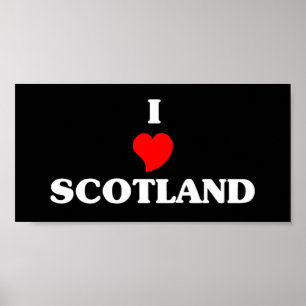I Liebe Schottland Poster