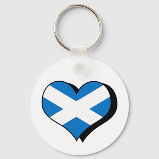 I Liebe Schottland Schlüsselanhänger (Vorderseite)
