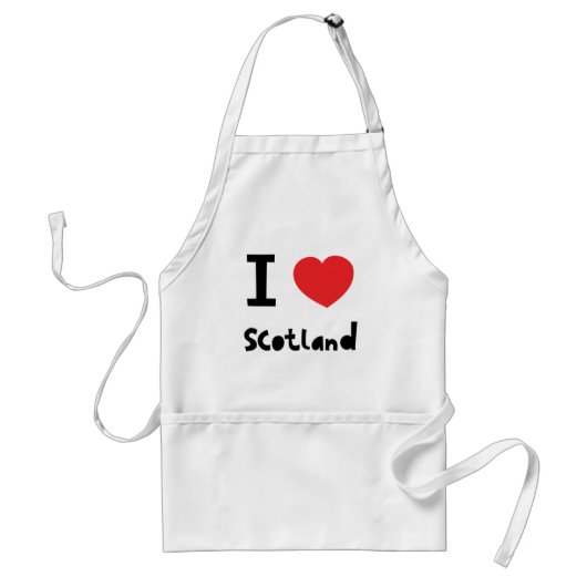I Liebe Schottland Schürze (Vorne)