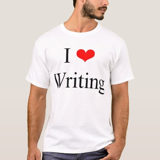 I Liebe-Schreiben T-Shirt (Vorderseite)