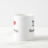 I Liebe-Schritte Kaffeetasse (Mittel)
