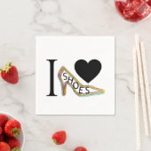 I Liebe Schuhe Serviette (Beispiel)