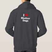 I Liebe-Schutz-Hunde Hoodie (Rückseite)