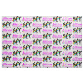 I LIEBE SCHÜTZEN PERSONALISIERTE FABRIK STOFF (Fat Quarter (45,7 x 55,9 cm))