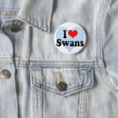 I Liebe-Schwäne Button (Beispiel)