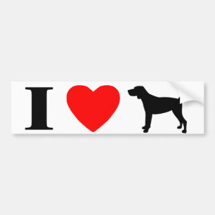 I Liebe-Schwarzes u. TANcoonhounds-Autoaufkleber Autoaufkleber