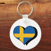 I Liebe Schweden Schlüsselanhänger (Vorderseite)