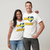 I Liebe Schweden (Zacke Älskar Sverige) T-Shirt (Unisex)