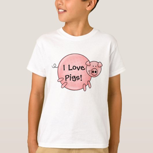 I Liebe-Schwein-KinderT - Shirt (Vorderseite)