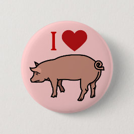 I LIEBE-SCHWEINE BUTTON