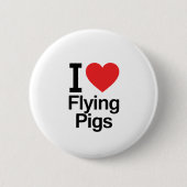 I Liebe Schweine Button (Vorderseite)