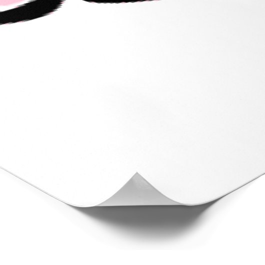 I Liebe Schweine Poster (Ecke)