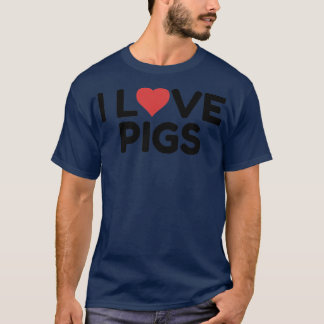 I Liebe Schweine Prämie 3040 T-Shirt