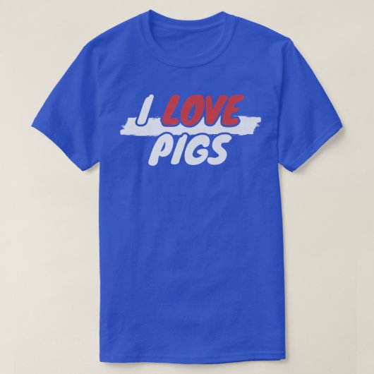 I Liebe Schweine Premium3043 T-Shirt (Design vorne)