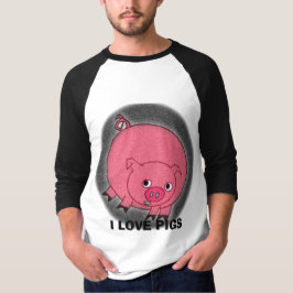 I LIEBE-SCHWEINE (SCHWEINE AUF BEIDEN SEITEN) T-Shirt