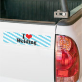 I Liebe-Schweißen Autoaufkleber (Auf Lkw)